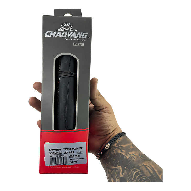 Llanta Para Bicicleta De Ruta Chaoyang Viper Training 700x23c Plegable 60 Tpi