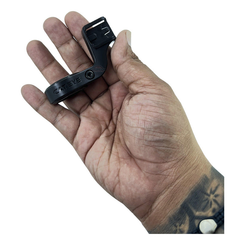 Ciclocomputador Bicicleta Cateye Velo 7 + Soporte Avanzado Negro