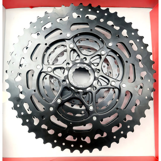 Pacha Cassette 9 Velocidades Sunrace M983. 11-50 Negra Para Bicicleta Mtb Compatible Con Shimano