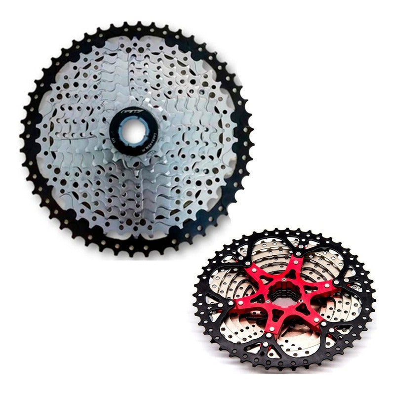 Pacha De 10 Velocidades Gw 11-50 Casette 10v Cantidad Máxima De Dientes 50 Cantidad Mínima De Dientes 11 Color Cromado