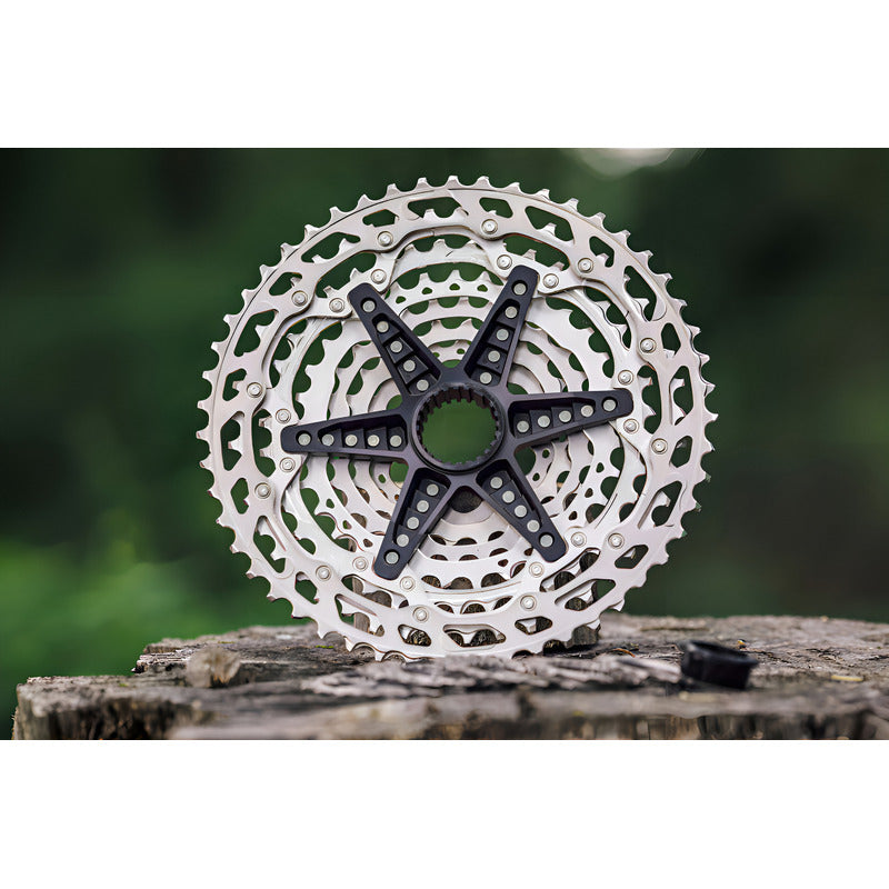 Piñon Shimano 12v Deore M6100 10-51t 1x12 Microspline Cantidad Máxima De Dientes 51 Cantidad Mínima De Dientes 11 Color Silver