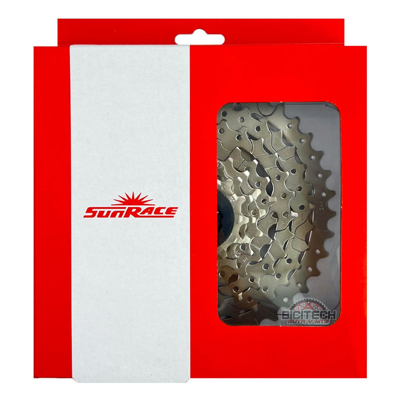 Pacha 8 Velocidades Sunrace M68 11-40 Cassette Mtb - Plateado - 11 - 40