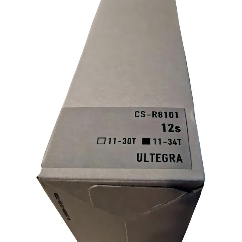 Cassette Pacha Shimano Ruta Ultegra R8100 12 Vel 11-34 - Gris - 11 - 34 Plateado