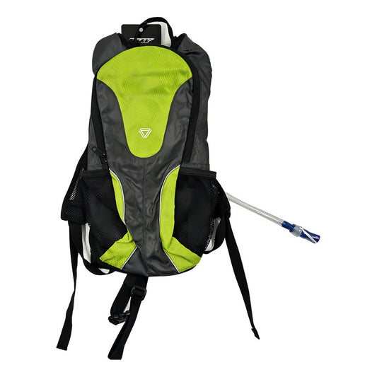 Bolso Morral Ciclismo Gw Hidratación Negro Verde 2 Litros Todoterreno