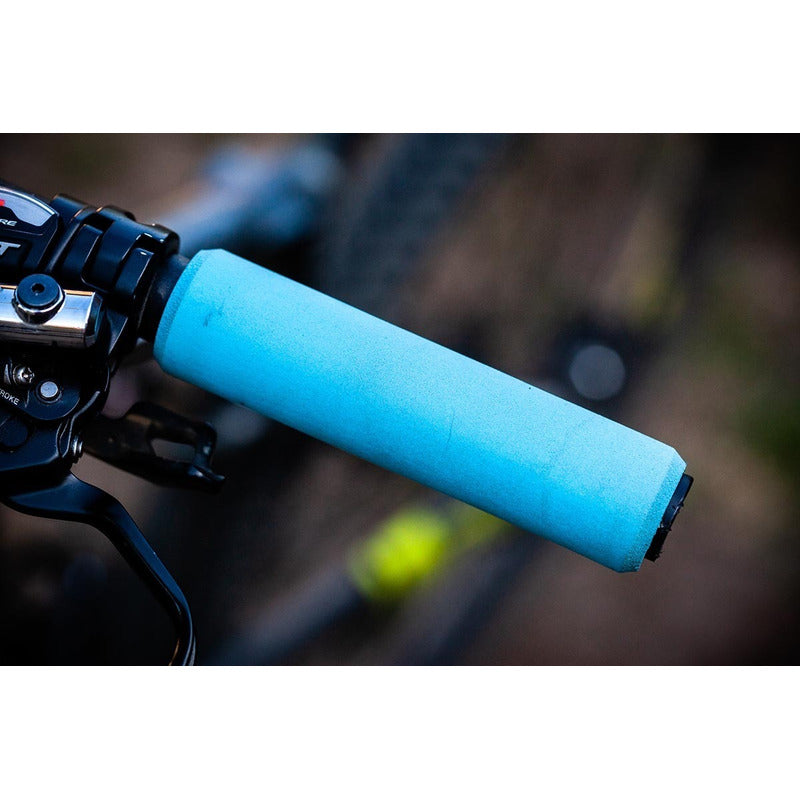 Mangos De Bicicleta Esi Grips Chunky Aqua Puños Mtb Celeste