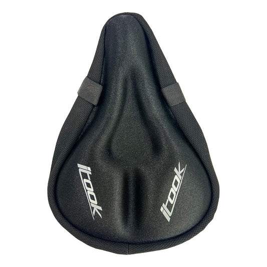 Forro Protector Sillín Bicicleta Itook Gel Extra Cómodo Negro Estandar