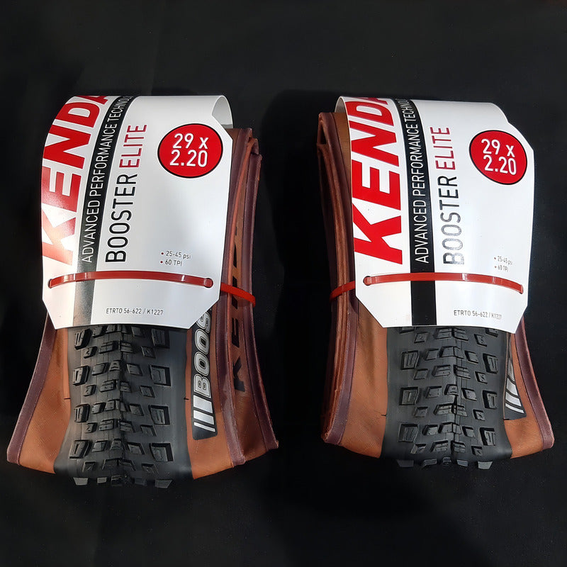 Llanta De Bicicleta 29 X 2.20 Kenda Booster Cara Café Mtb Color Negro/café
