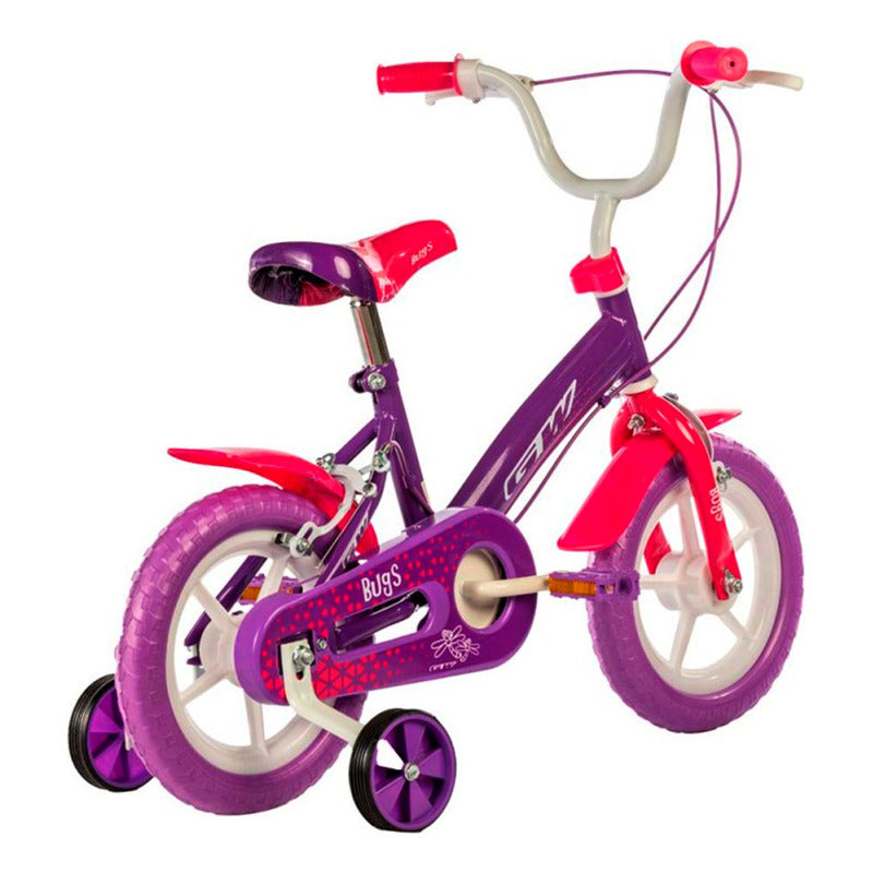 Bicicleta Niño Rin 12 Gw Bugs Doble Freno Con Auxiliar