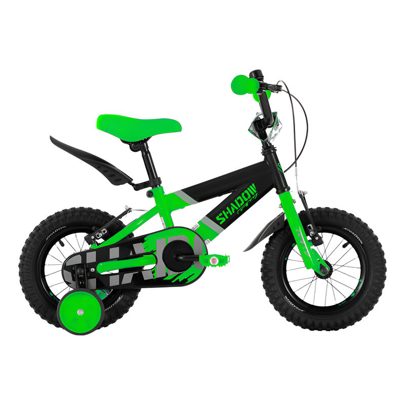 Bicicleta Bmx Niño Rin 12 Gw Shadow Ruedas Auxiliares