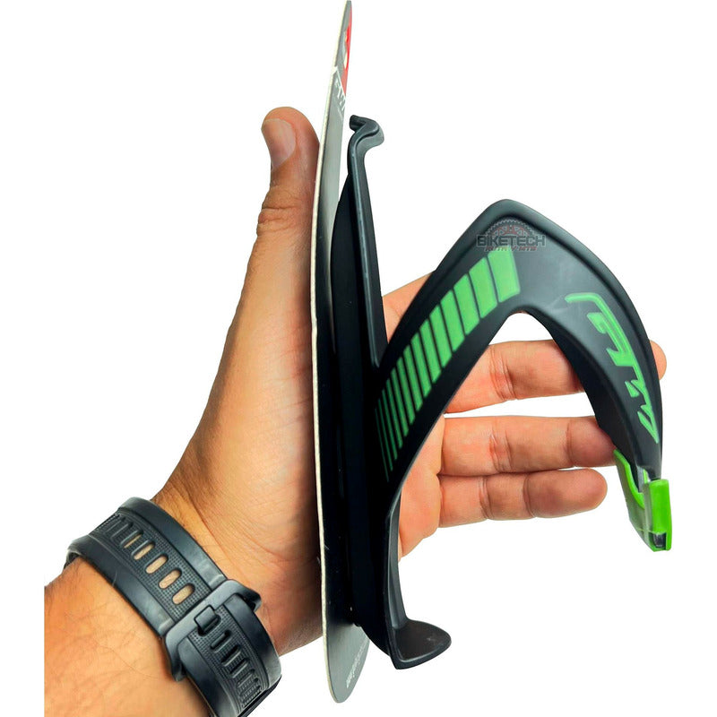 Porta Caramañola Gw Verde Fibra De Vidrio Ruta Mtb