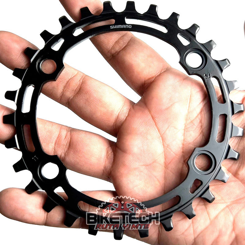 Plato Coronilla Shimano M5100 96bcd Asimétrico 30t 10v 11v Negro