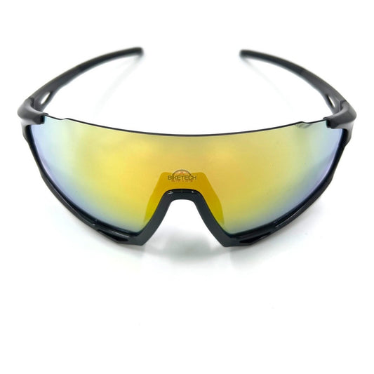 Gafas Ciclismo Gw Calvert Color Uv400 Deportivas Ruta Mtb Dorado Gris