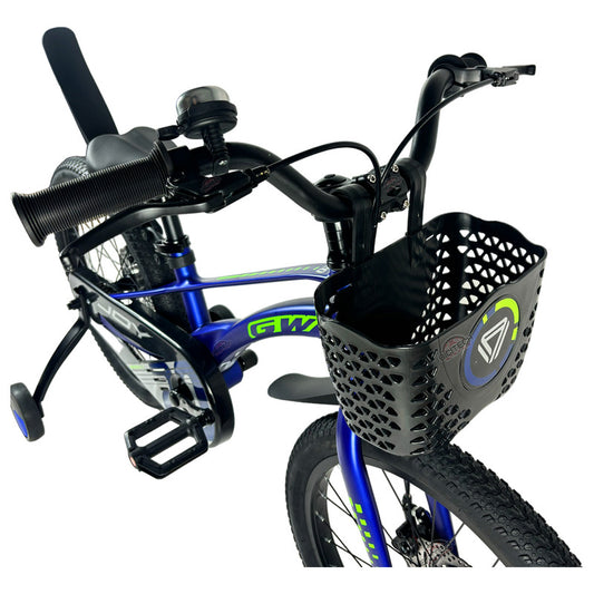 Bicicleta Niños Rin 20 Gw Joy Magnesio Azul Ruedas Auxiliare Azul Frances