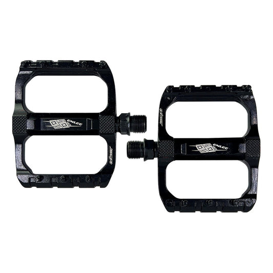 Pedales Bmx Enlee Mod 506 Aluminio Flat Negro