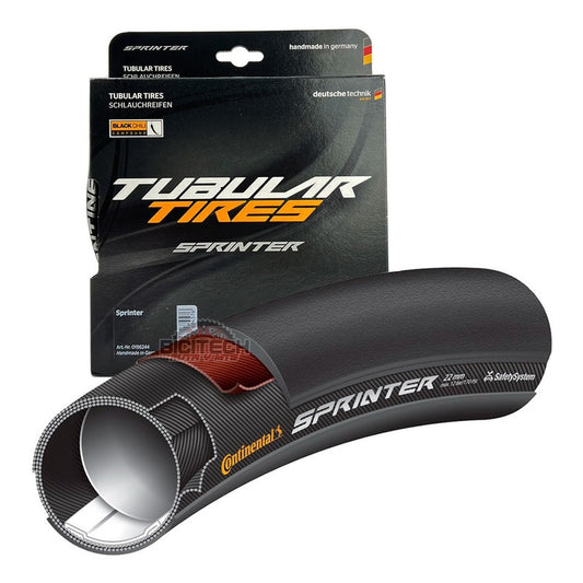 Tubular Para Ruta 28x25 Continental Sprinter Premium Negro