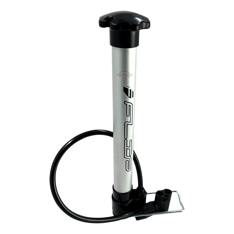 Bomba Inflador Aire Gw Flip Bicicleta Moto 120 Psi Ruta Mtb Plateado
