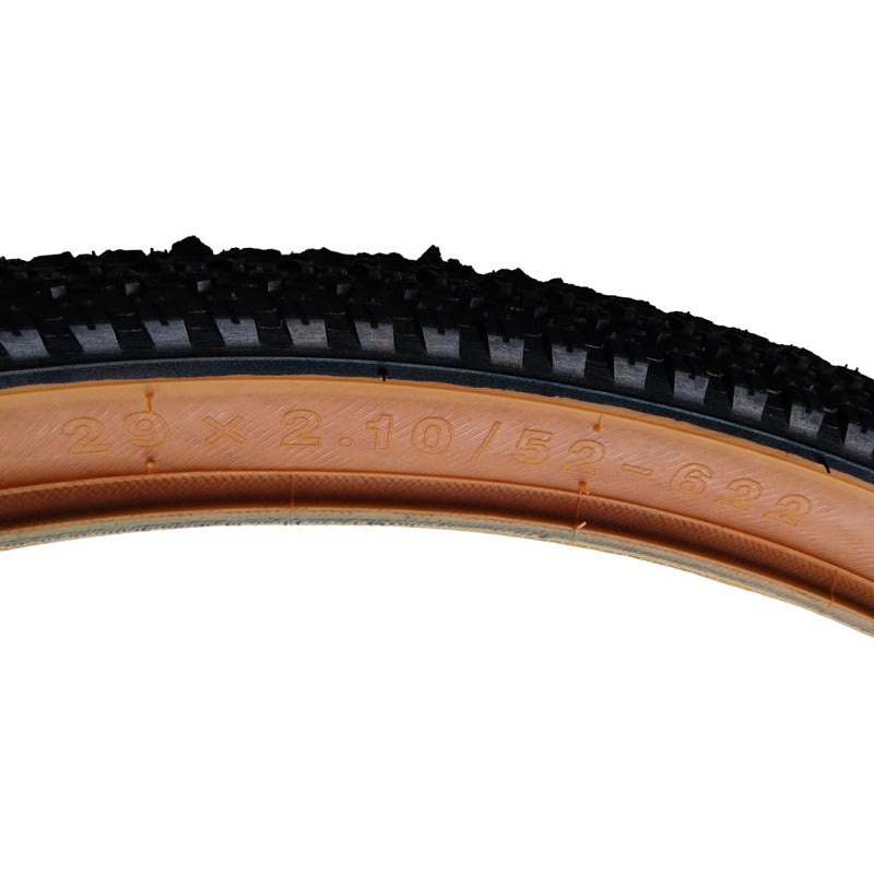 Llanta Bicicleta Coraza Mtb Chaoyang Victory 29x2.2 Negro Marrón Rígida 30 Psi