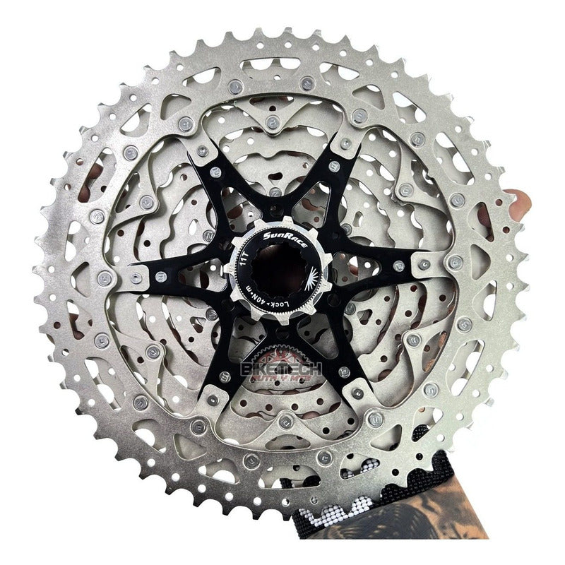 Pacha Cassette Sunrace 10v Csms2 Mtb 11-51 Extensión De Uña 11 51 Cromado