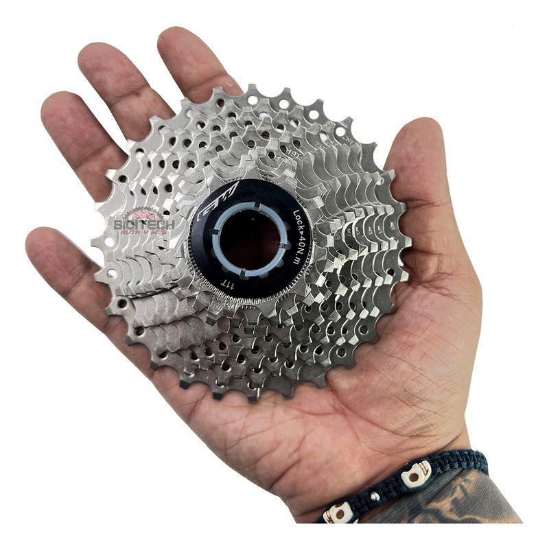 Pacha De 11 Velocidades Gw 11-28 Cassette Ruta - Plateado - 11 - 28