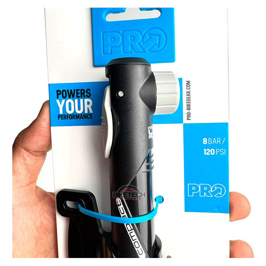 Bomba Inflador Pro Bicicletas Ruta Mtb 120 Psi+soporte Negro