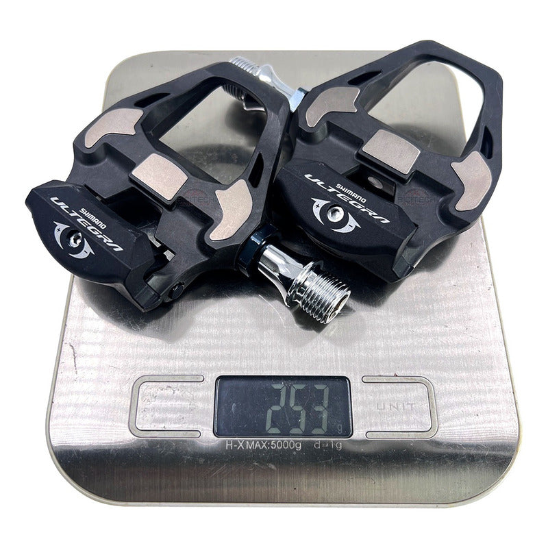 Pedales Shimano Ultegra R8000 En Carbono Negro