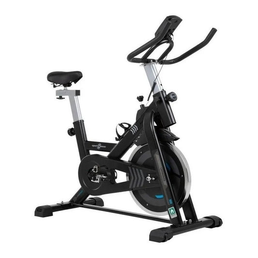 Bicicleta Spinning Urbino Sportfitness Banda Gym Estatica Color Negro