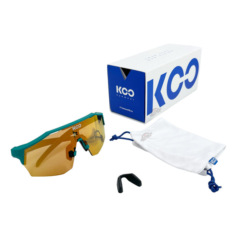 Gafas Deportivas Koo Alibi Ciclismo Persian Verde Naranja