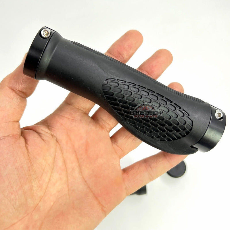 Grips Mangos Bicicleta Gw Ergonómicos De Seguridad Negro