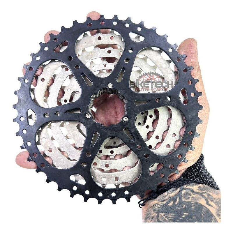 Cassette Gw 11-42 8v Pacha Para Bicicleta De Montaña Gris 11 42