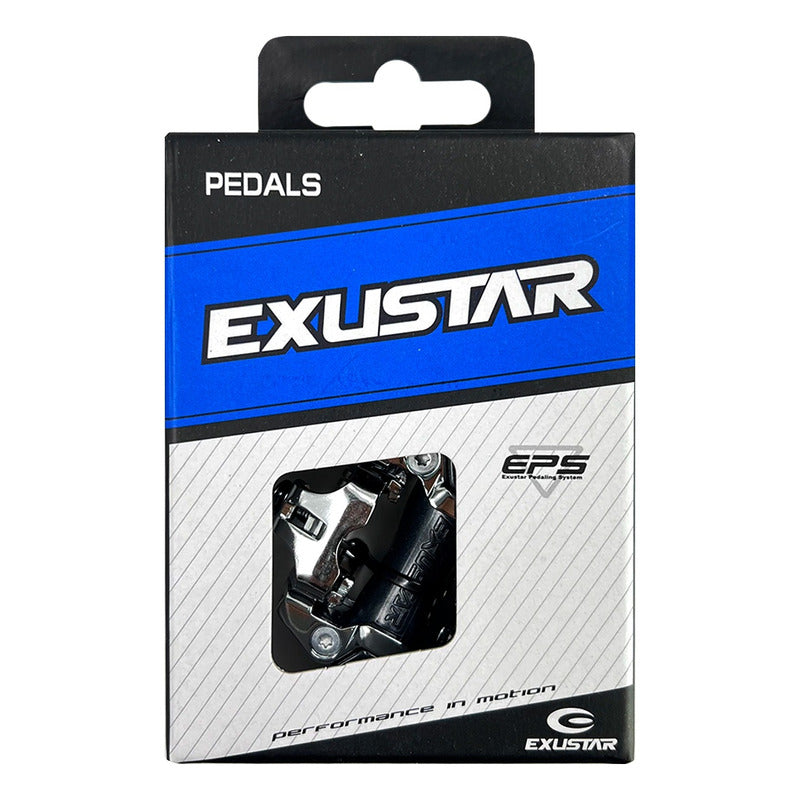 Pedales Mtb Exustar Pm-213 Aluminio Plateado