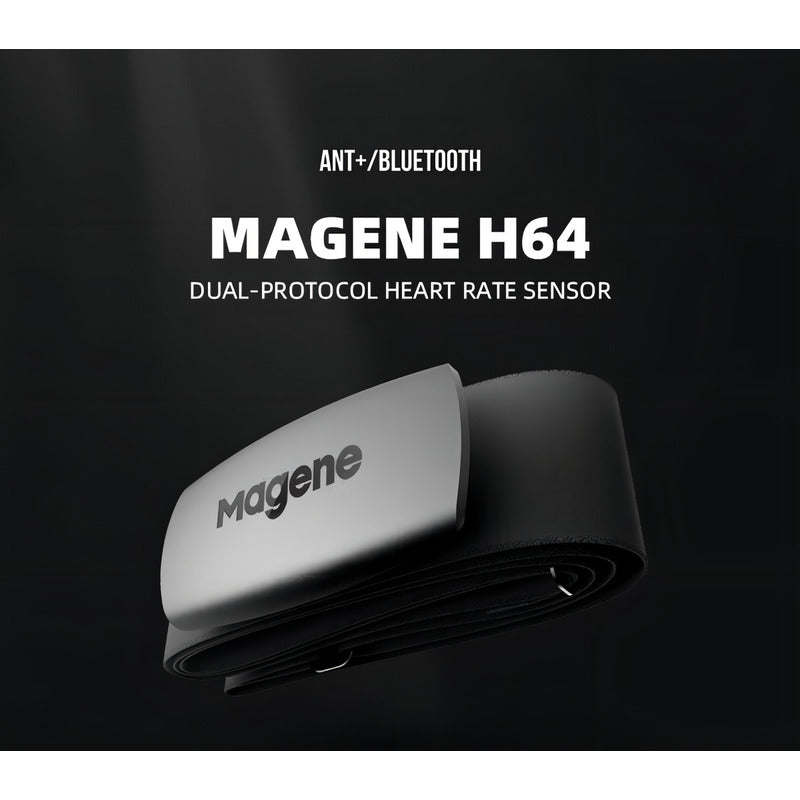 Monitor Cardíaco Magene H64 Torácico Bluetooth Ant+ Compatibilidad Garmin