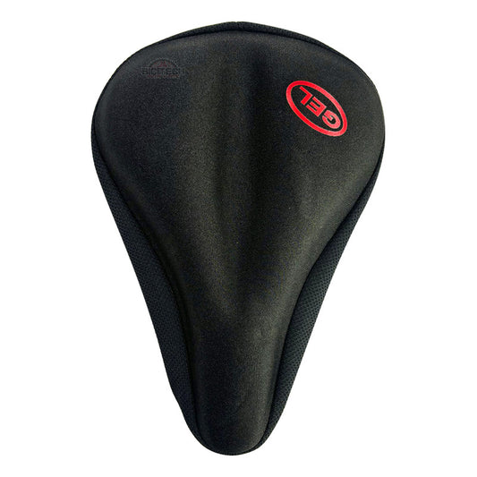 Forro Protector Sillín Gel Para Bicicleta Máxima Comodidad N/a Negro