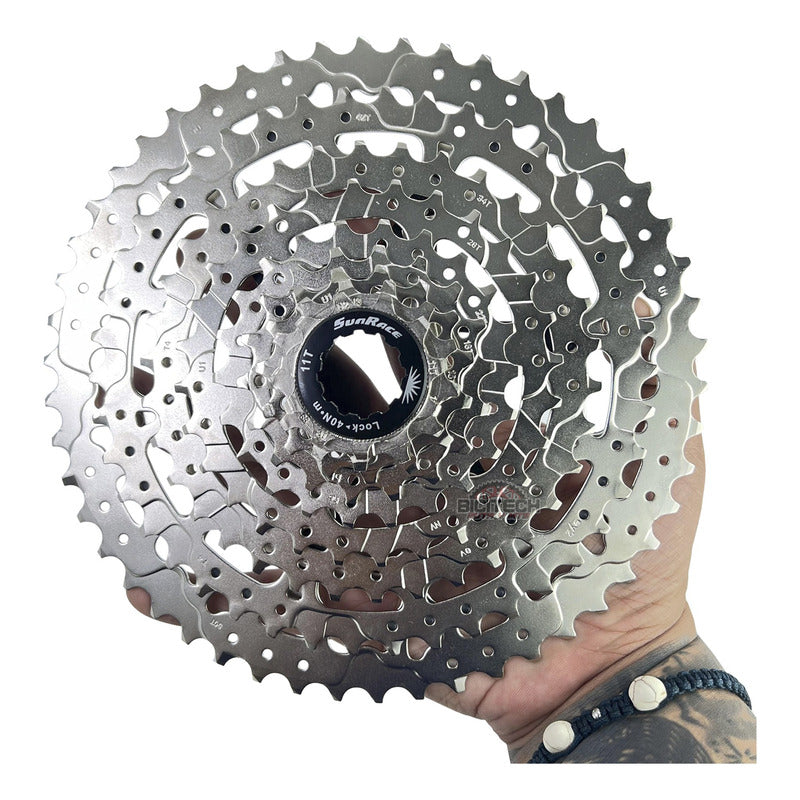 Pacha Sunrace 9v Cassette 11-50 Gris