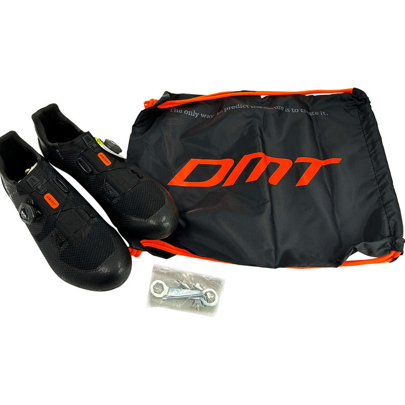 Zapatillas Mtb Dmt Km3 Negro Boa Suela Carbono Negro Punto 3d 40 Eu