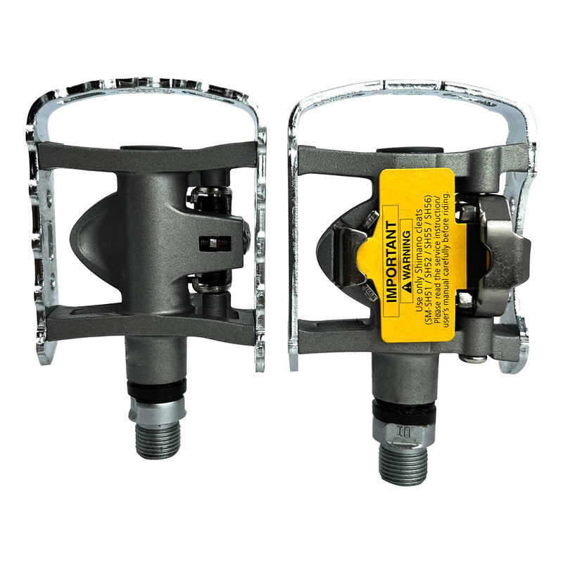 Pedal Shimano Spd M324 Trabas O Calas Automáticos Dobles Mtb