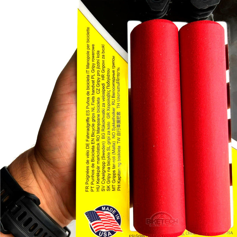 Mango Bicicleta Esi Grips Extra Chunky Rojo