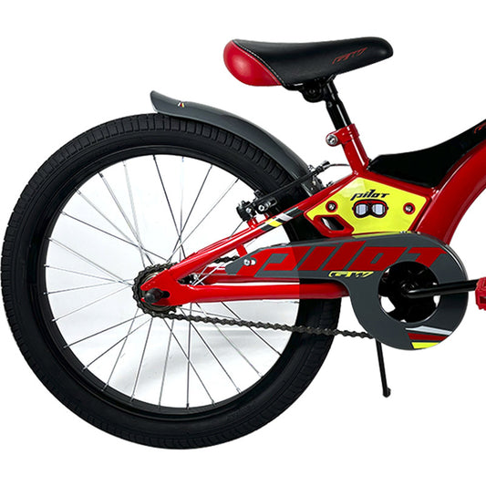 Bicicleta Bmx Freestyle Niño Rin 20 Gw Pilot Rojo Amarillo Rojo/amarillo