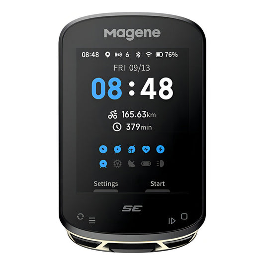 Ciclocomputador Gps Para Bicicleta Magene C506 Se Rutas Color Negro