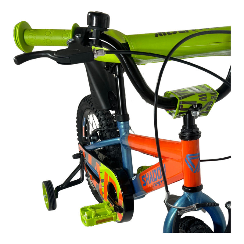 Bicicleta Gw Shadow 16 Niño Niña Ruedas Auxiliares Infantil