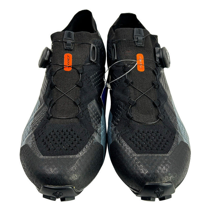 Zapatillas Mtb Dmt Km1 Gris Naranja Boa Suela Carbono