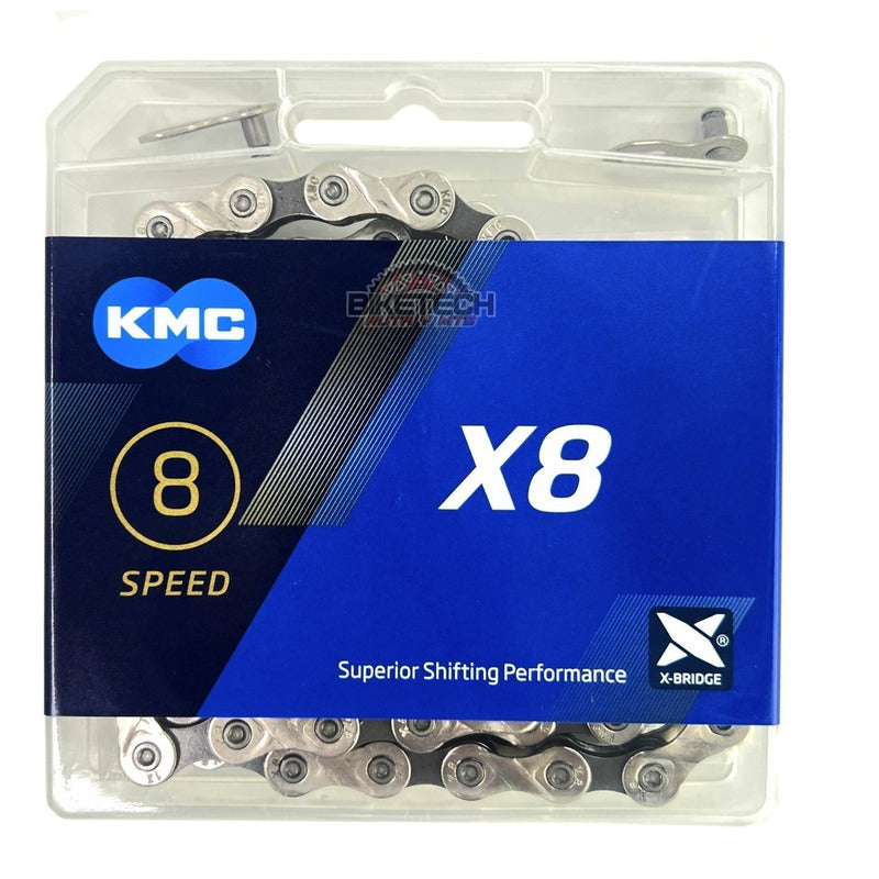 Cadenilla 8v Kmc X8 + Pacha Cassette 8v Gw 11-36 Piñones