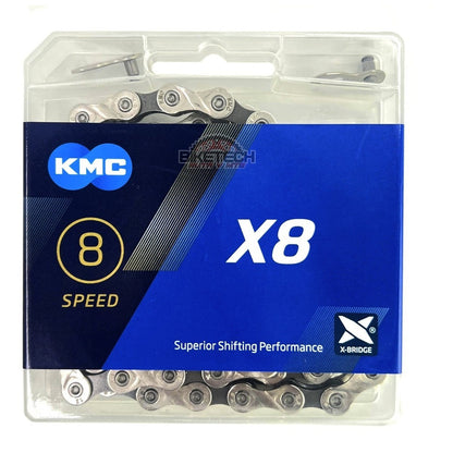 Cadenilla 8v Kmc X8 + Pacha Cassette 8v Gw 11-36 Piñones