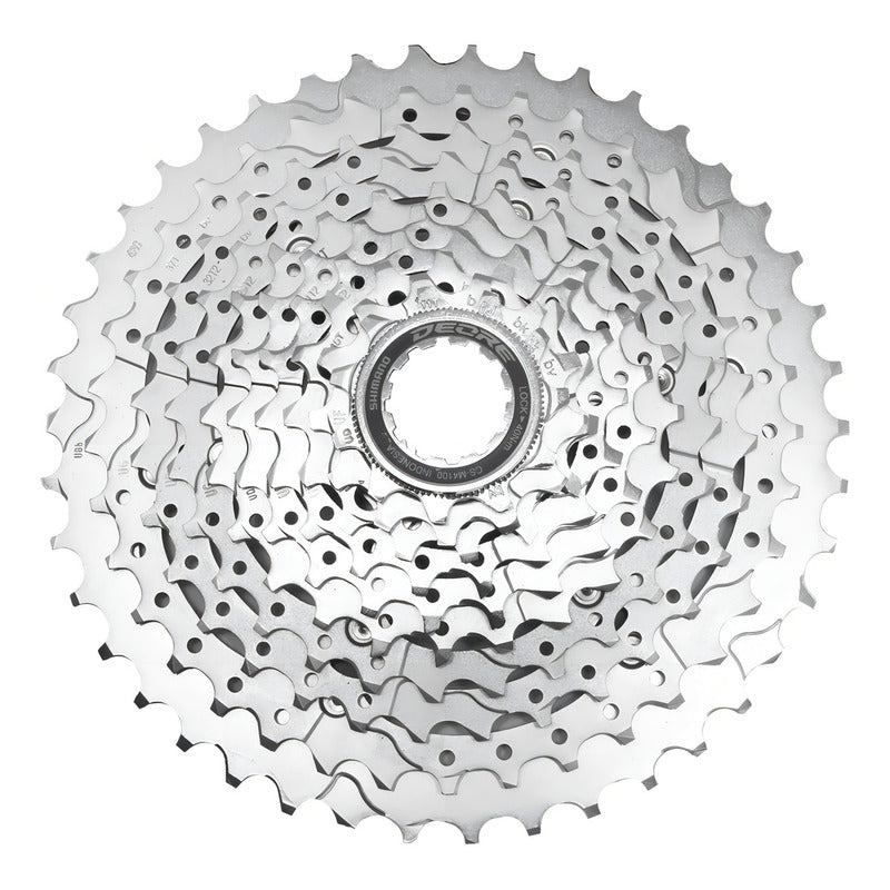 Pacha Cassette Shimano Deore M4100 10 Velocidades 11-42 Mtb - Plateado - 11 - 42 Plata