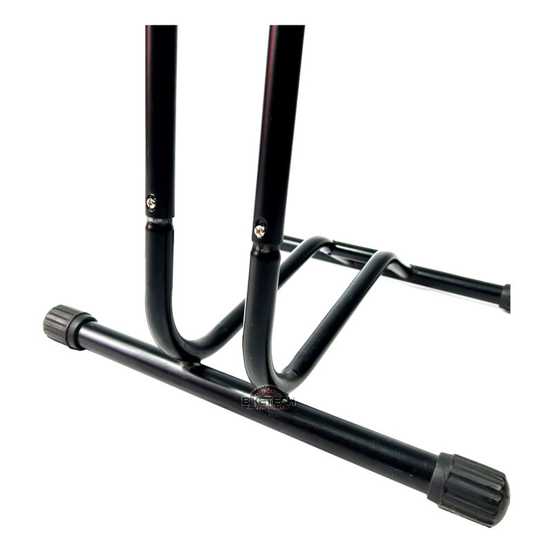 Soporte De Piso Para Cualquier Bicicleta En Acero Negro