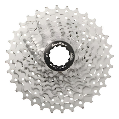 Pacha De 8 Velocidades Ruta 11-28 Sunrace Casette Cantidad Máxima De Dientes 28 Cantidad Mínima De Dientes 11 Color Plateado