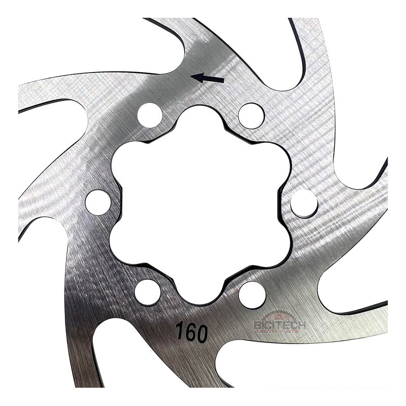 2 Discos Rotor Comp Shimano 160mm 6 Tornillos Pernos Gris