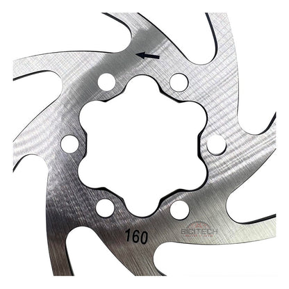 2 Discos Rotor Comp Shimano 160mm 6 Tornillos Pernos Gris