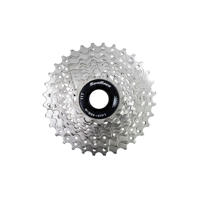 Pacha Cassette Sunrace Ruta 10v 11/32 Cantidad Máxima De Dientes 32 Cantidad Mínima De Dientes 11 Color Plateado