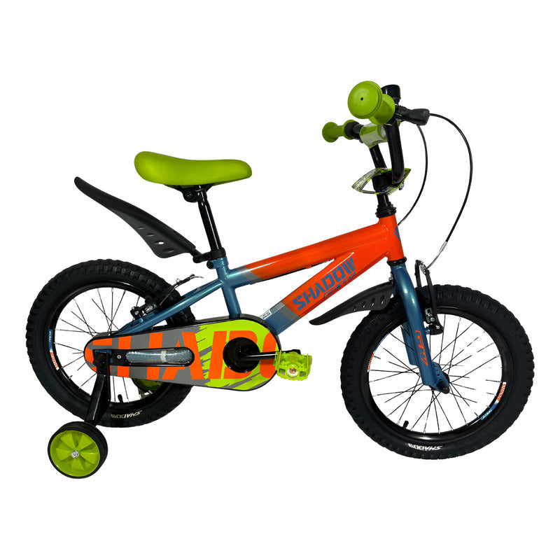 Bicicleta Gw Shadow 16 Niño Niña Ruedas Auxiliares Infantil