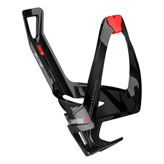 Porta Caramañola Elite Cannibal Xc Negro/ Rojo Ciclismo